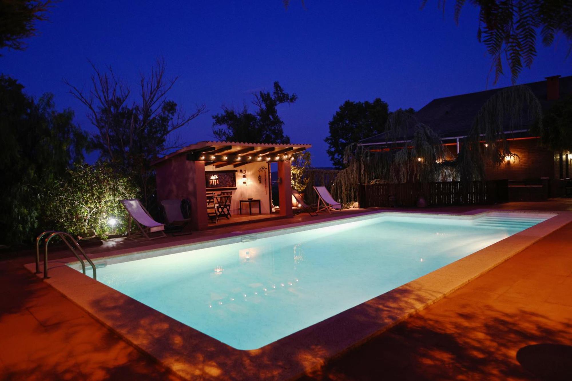 Вилла El Cedre Blau Vivienda Con Piscina En Гранольерс Экстерьер фото