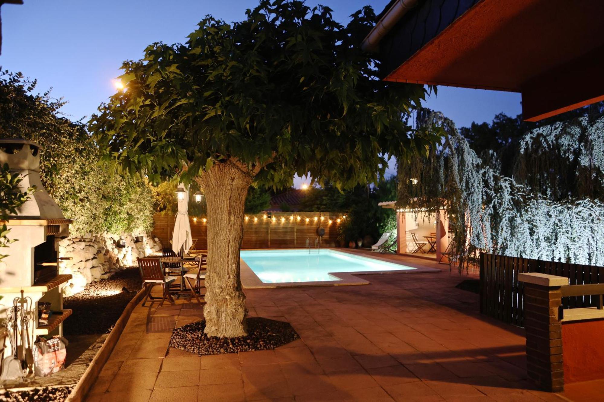 Вилла El Cedre Blau Vivienda Con Piscina En Гранольерс Экстерьер фото