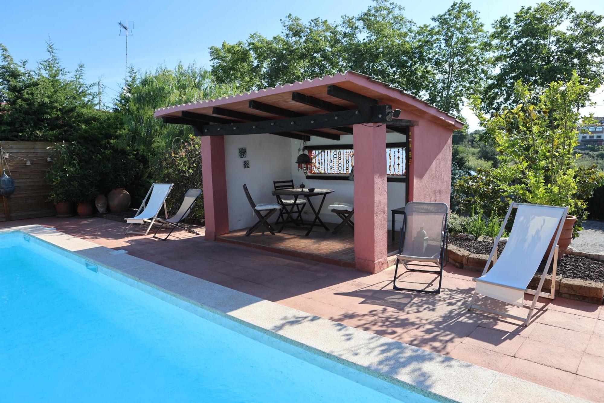 Вилла El Cedre Blau Vivienda Con Piscina En Гранольерс Экстерьер фото